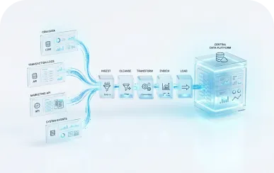 ETL Platform interface