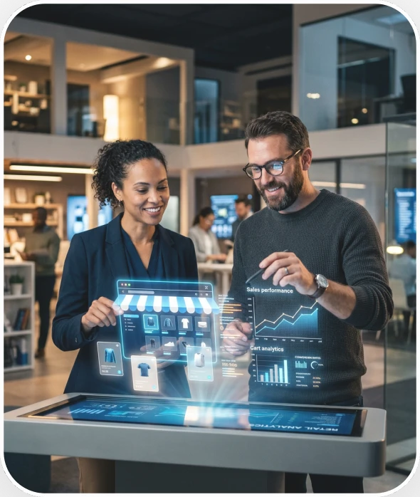 E-commerce and retail technology solutions showcase