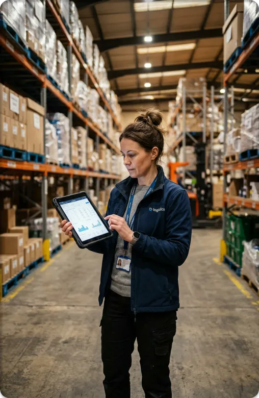 Logistics and warehouse management development process